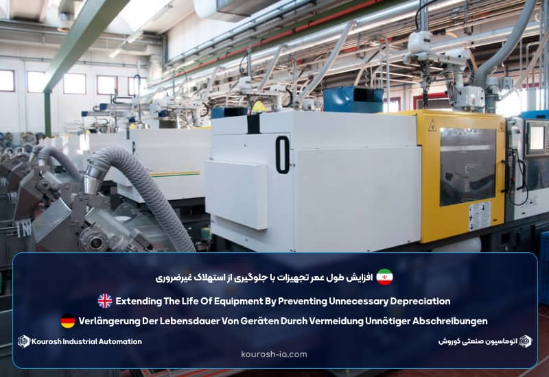 افزایش طول عمر تجهیزات با جلوگیری از استهلاک غیرضروری از مزایای اتوماسیون صنعتی